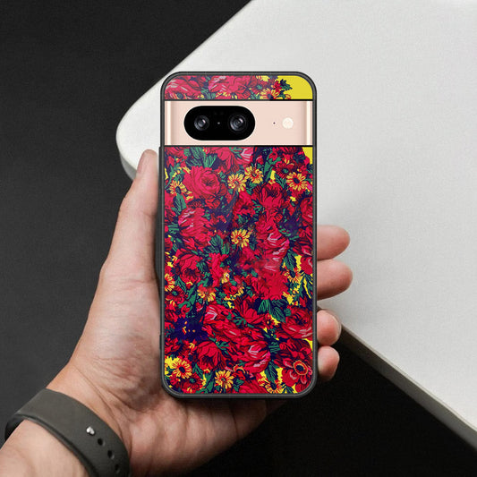 Google Pixel 8 Cover - Foral Series - HQ Premium Shine Durable Shatterproof Case