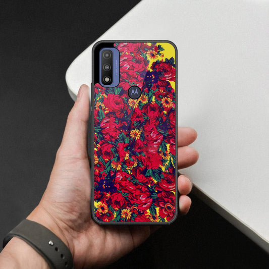 Motorola G Pure 2021 Cover - Foral Series - HQ Premium Shine Durable Shatterproof Case