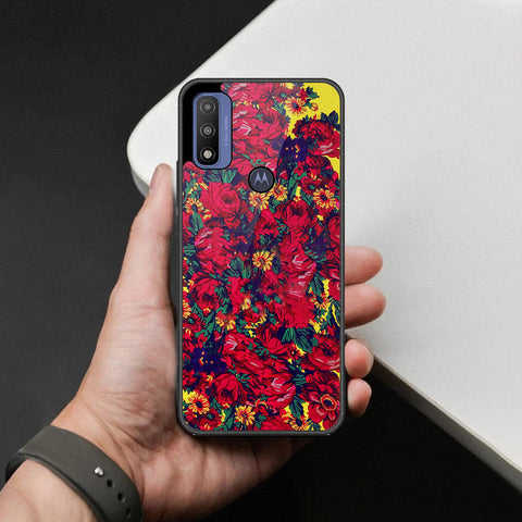 Motorola G Pure 2021 Cover - Foral Series - HQ Premium Shine Durable Shatterproof Case