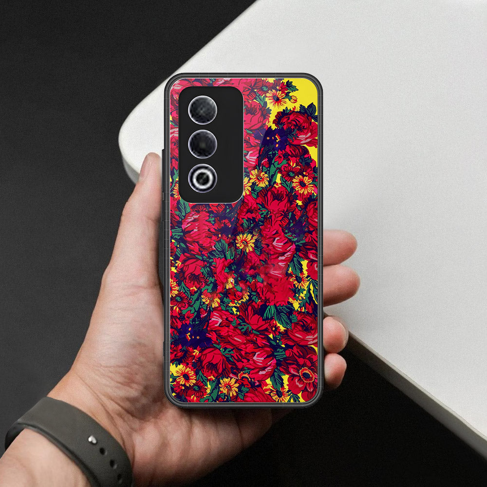 Oppo A3 Pro 5G Cover - Foral Series - HQ Premium Shine Durable Shatterproof Case