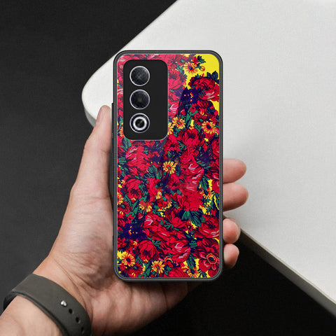 Oppo A80 Cover - Foral Series - HQ Premium Shine Durable Shatterproof Case