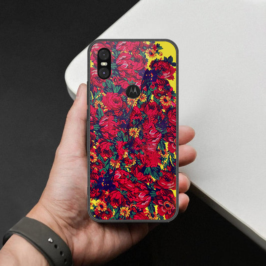 Motorola One Cover - Foral Series - HQ Premium Shine Durable Shatterproof Case