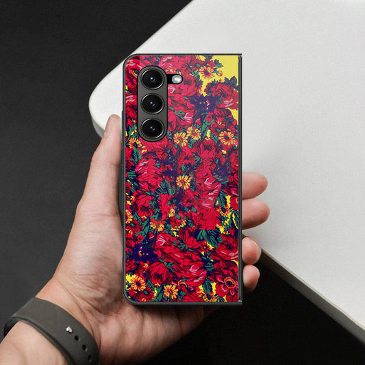 Samsung Galaxy Z Fold 6 5G Cover - Foral Series - HQ Premium Shine Durable Shatterproof Case