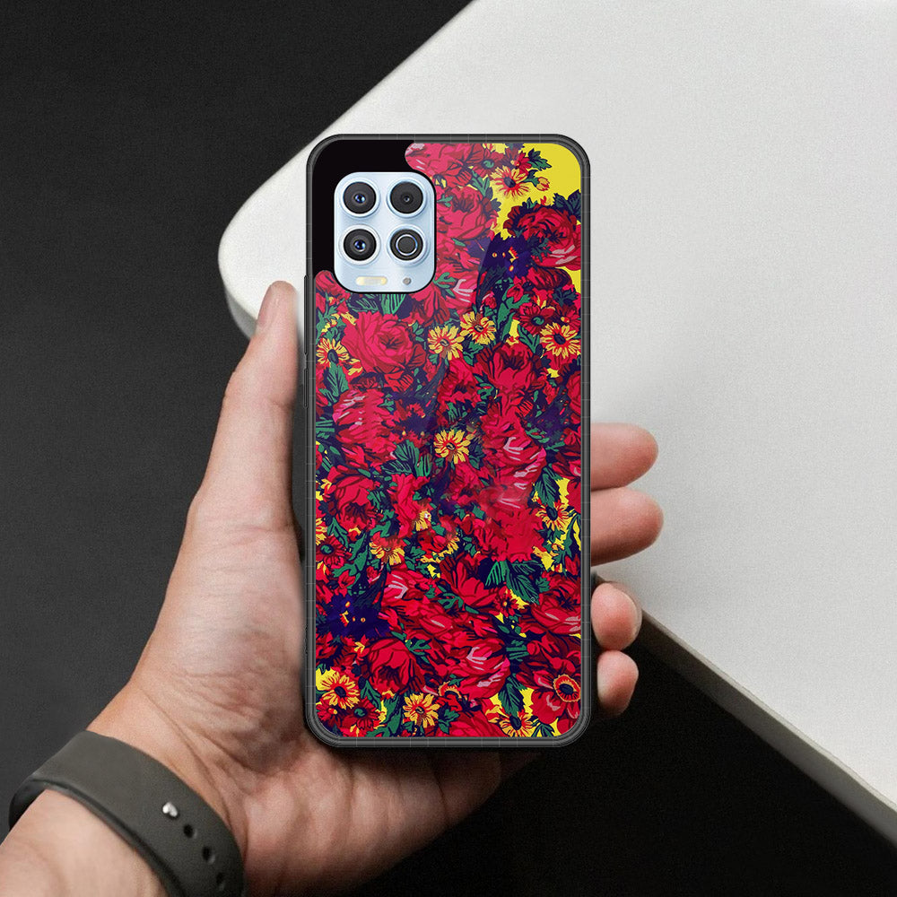 Motorola Edge S Cover - Foral Series - HQ Premium Shine Durable Shatterproof Case