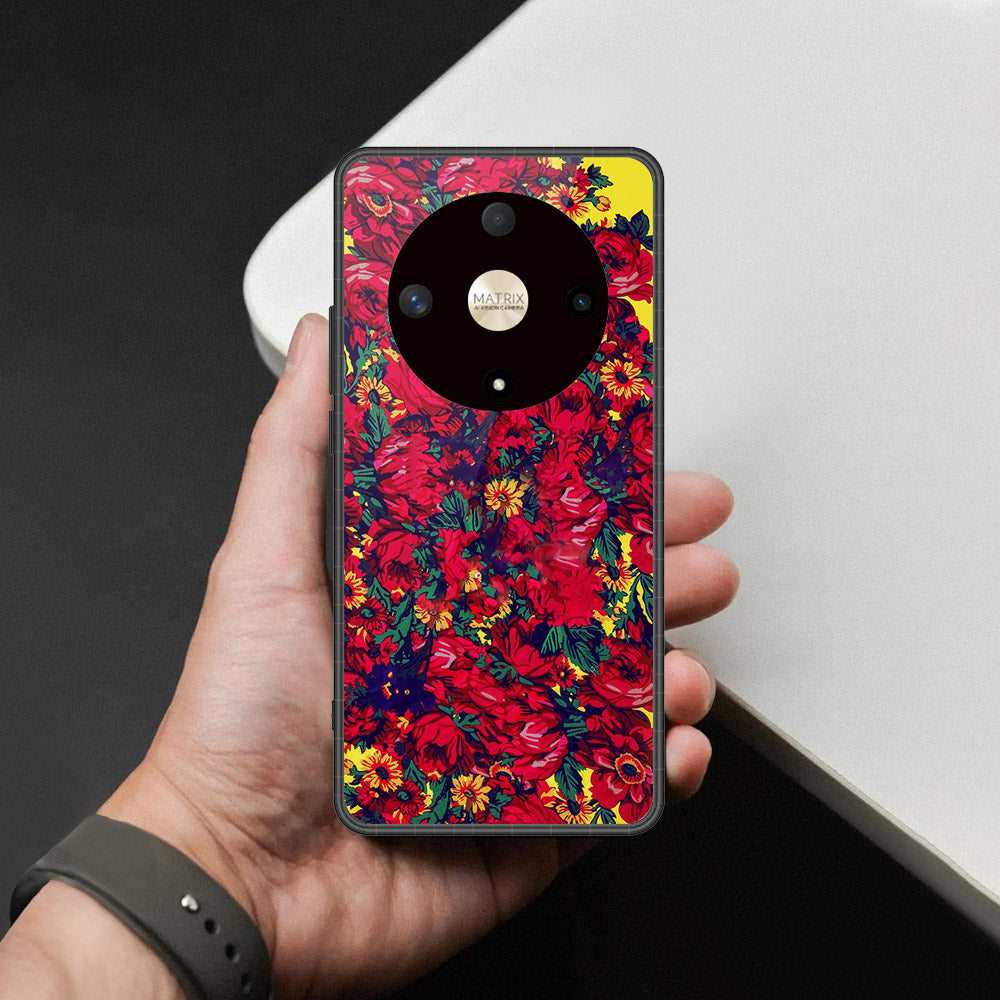 Honor Magic 6 Lite Cover - Foral Series - HQ Premium Shine Durable Shatterproof Case