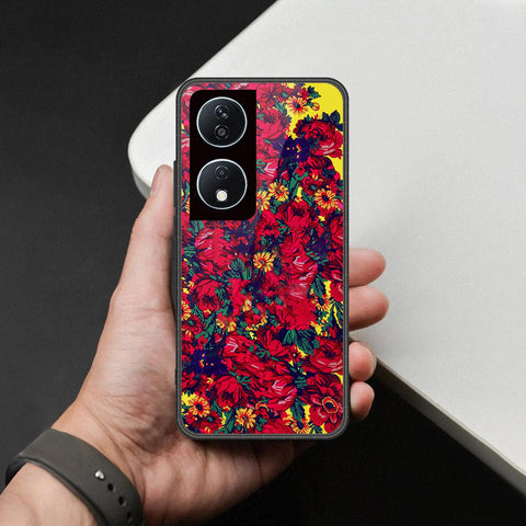 Honor X7b Cover - Foral Series - HQ Premium Shine Durable Shatterproof Case