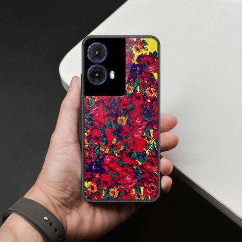 Motorola Moto G85 Cover - Foral Series - HQ Premium Shine Durable Shatterproof Case