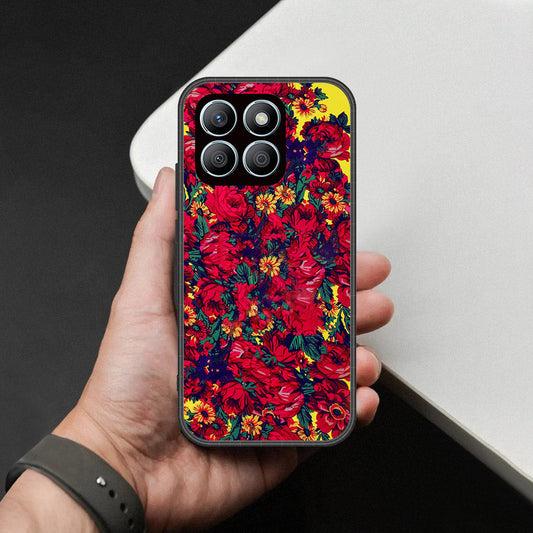 Honor X8c Cover - Foral Series - HQ Premium Shine Durable Shatterproof Case