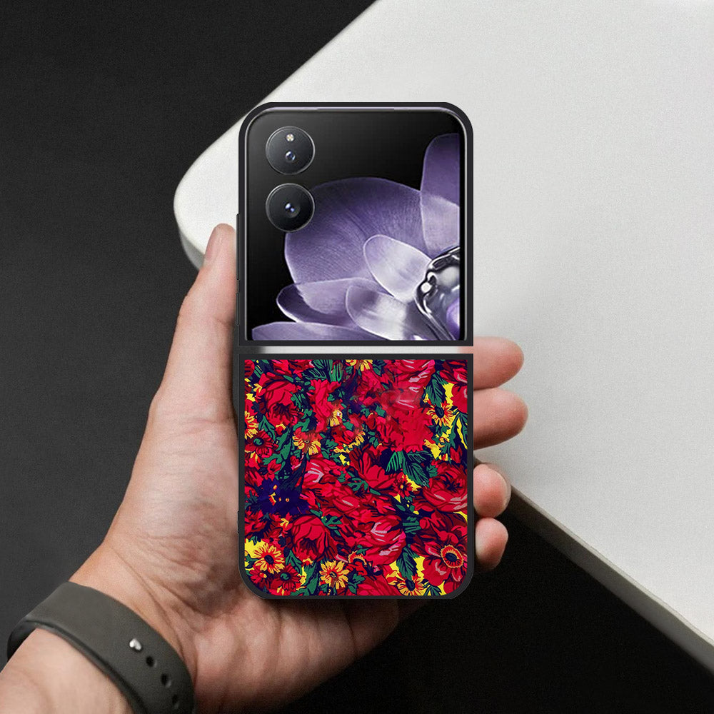 Xiaomi Mix Flip Cover - Foral Series - HQ Premium Shine Durable Shatterproof Case