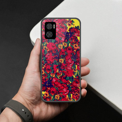 Motorola Moto E22 Cover - Foral Series - HQ Premium Shine Durable Shatterproof Case