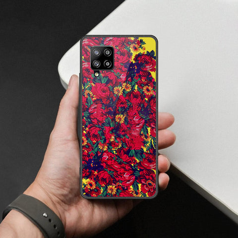 Samsung Galaxy M42 5G Cover - Foral Series - HQ Premium Shine Durable Shatterproof Case