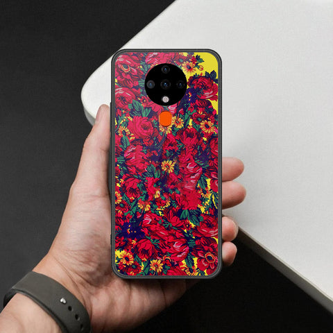 Tecno Spark Go 2020 Cover - Foral Series - HQ Premium Shine Durable Shatterproof Case