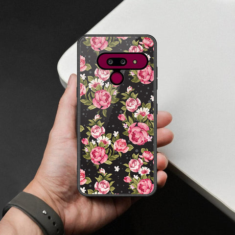 LG G8 ThinQ Cover - Foral Series - HQ Premium Shine Durable Shatterproof Case
