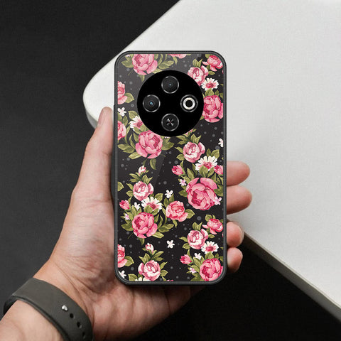 Tecno Spark 30C 4G Cover - Foral Series - HQ Premium Shine Durable Shatterproof Case