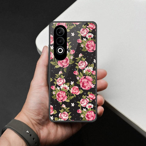 Oppo K12 Cover - Foral Series - HQ Premium Shine Durable Shatterproof Case