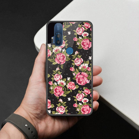 Motorola One Hyper Cover - Foral Series - HQ Premium Shine Durable Shatterproof Case