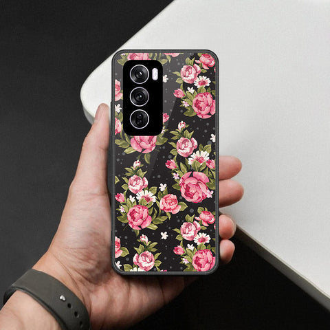 Oppo Reno 12 Pro Cover - Foral Series - HQ Premium Shine Durable Shatterproof Case