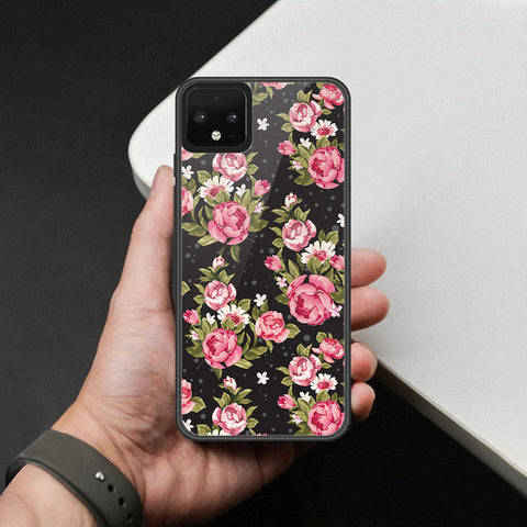Google Pixel 4 Cover - Foral Series - HQ Premium Shine Durable Shatterproof Case