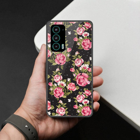 Motorola Edge 20 Cover - Foral Series - HQ Premium Shine Durable Shatterproof Case