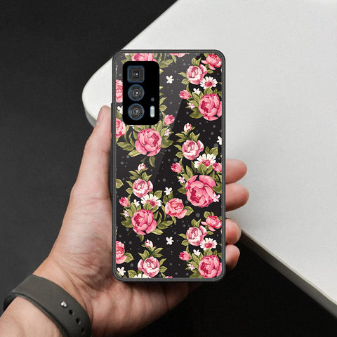 Motorola Edge 20 Pro Cover - Foral Series - HQ Premium Shine Durable Shatterproof Case