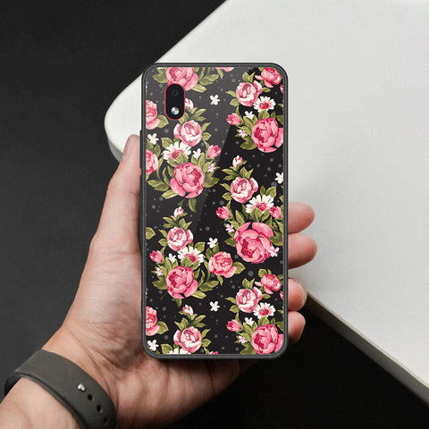 Samsung Galaxy A01 Core Cover - Foral Series - HQ Premium Shine Durable Shatterproof Case