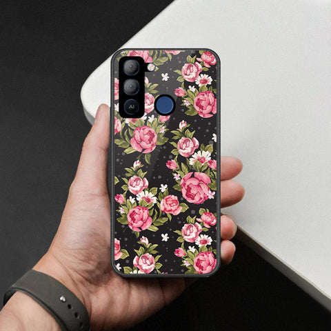 Tecno Pop 5 Pro Cover - Foral Series - HQ Premium Shine Durable Shatterproof Case