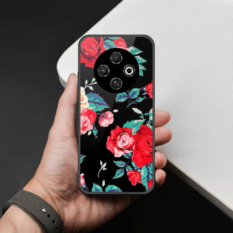 Tecno Spark 30C 4G Cover - Foral Series - HQ Premium Shine Durable Shatterproof Case