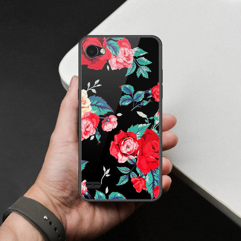 LG Q6 Cover - Foral Series - HQ Premium Shine Durable Shatterproof Case