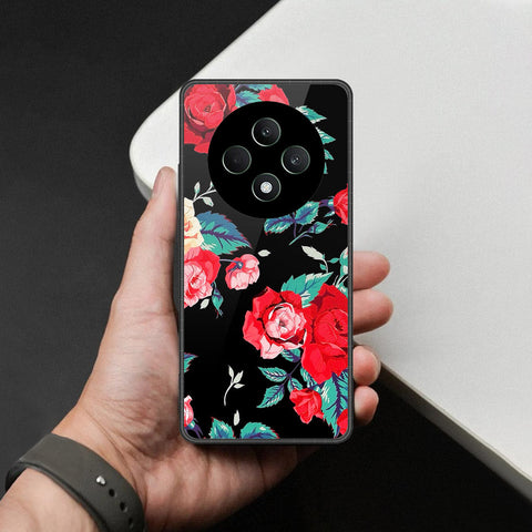 Oppo Reno 12F Cover - Foral Series - HQ Premium Shine Durable Shatterproof Case