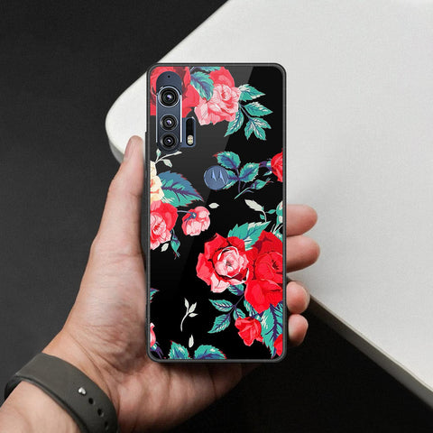 Motorola Edge Plus 2020 Cover - Foral Series - HQ Premium Shine Durable Shatterproof Case