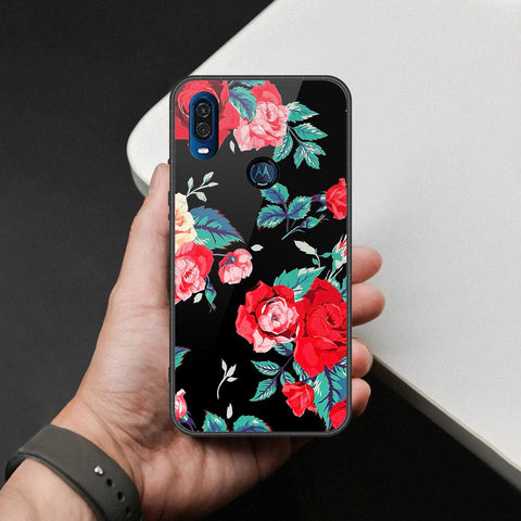 Motorola P40 Cover - Foral Series - HQ Premium Shine Durable Shatterproof Case