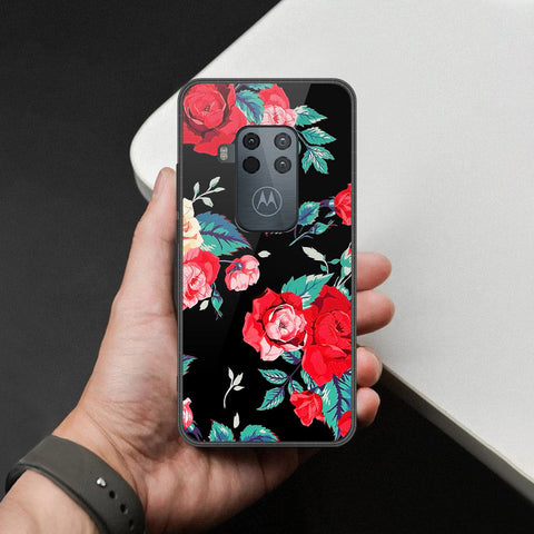 Motorola One Zoom Cover - Foral Series - HQ Premium Shine Durable Shatterproof Case
