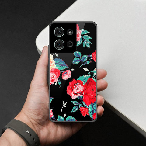 Motorola Moto G75 Cover - Foral Series - HQ Premium Shine Durable Shatterproof Case