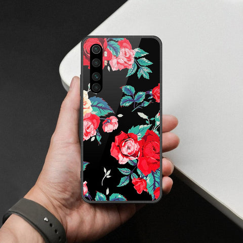 Xiaomi Mi Note 10 Lite Cover - Foral Series - HQ Premium Shine Durable Shatterproof Case