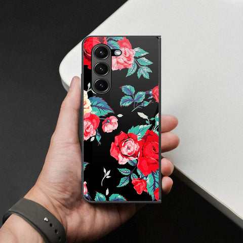 Samsung Galaxy Z Fold 6 5G Cover - Foral Series - HQ Premium Shine Durable Shatterproof Case