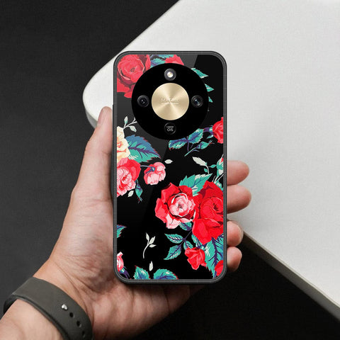 Honor X70 Cover - Foral Series - HQ Premium Shine Durable Shatterproof Case