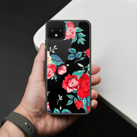 Google Pixel 4 Cover - Foral Series - HQ Premium Shine Durable Shatterproof Case