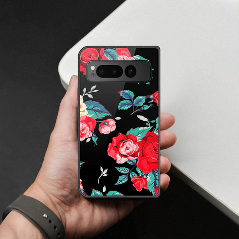 Google Pixel Fold Cover - Foral Series - HQ Premium Shine Durable Shatterproof Case
