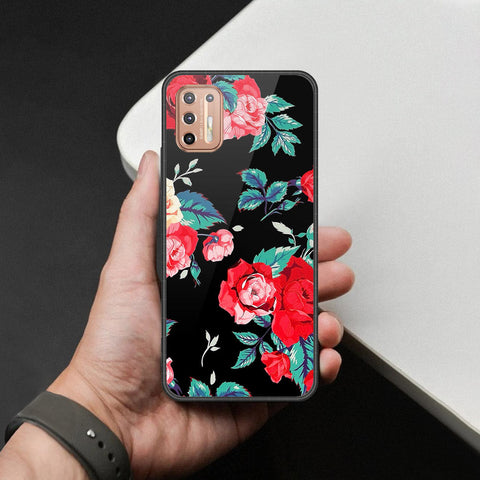 Motorola Moto G9 Plus Cover - Foral Series - HQ Premium Shine Durable Shatterproof Case