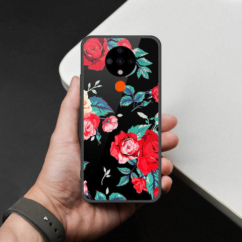 Tecno Spark Go 2020 Cover - Foral Series - HQ Premium Shine Durable Shatterproof Case