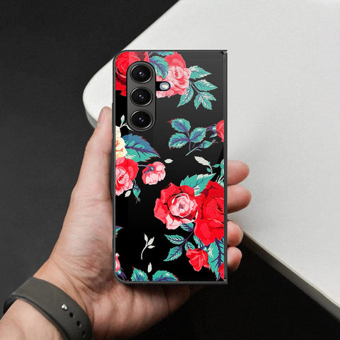 Samsung Galaxy Z Fold 7 Cover - Foral Series - HQ Premium Shine Durable Shatterproof Case