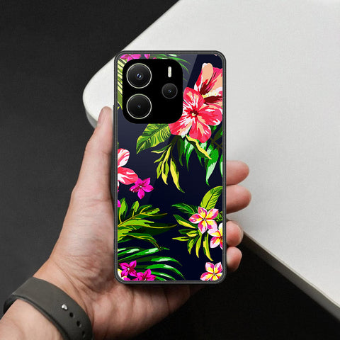 Xiaomi Redmi Note 14 5G Cover - Foral Series - HQ Premium Shine Durable Shatterproof Case