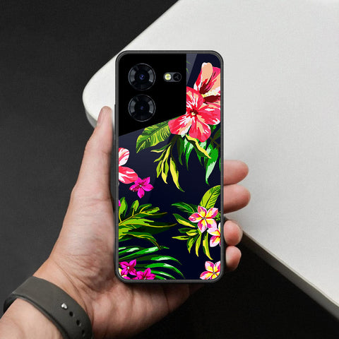 Tecno Pova 5 Cover - Foral Series - HQ Premium Shine Durable Shatterproof Case