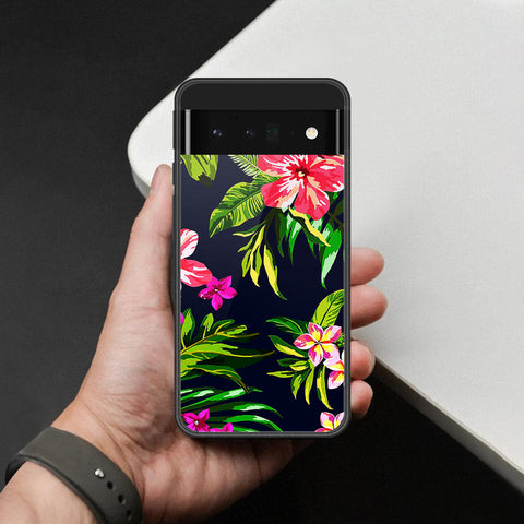 Google Pixel 6 Pro Cover - Foral Series - HQ Premium Shine Durable Shatterproof Case