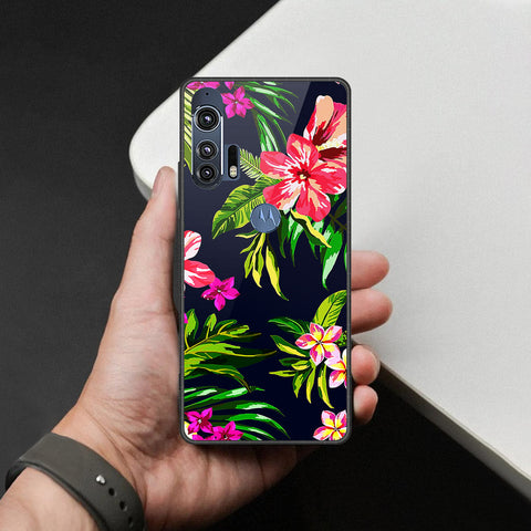 Motorola Edge Plus 2020 Cover - Foral Series - HQ Premium Shine Durable Shatterproof Case