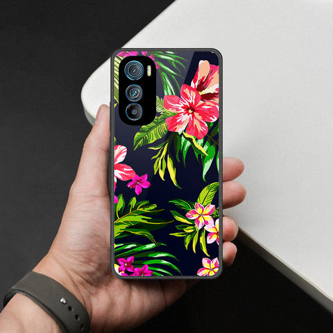 Motorola Edge 30 Cover - Foral Series - HQ Premium Shine Durable Shatterproof Case