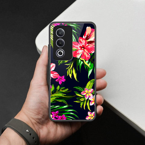 Oppo A80 Cover - Foral Series - HQ Premium Shine Durable Shatterproof Case