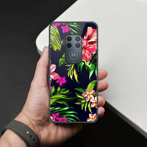 Motorola One Zoom Cover - Foral Series - HQ Premium Shine Durable Shatterproof Case