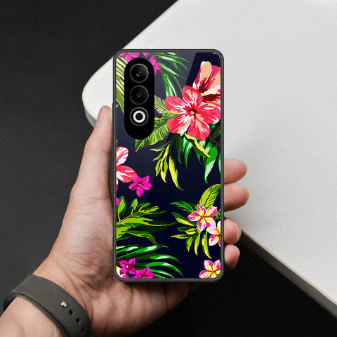 Oppo K12 Plus Cover - Foral Series - HQ Premium Shine Durable Shatterproof Case