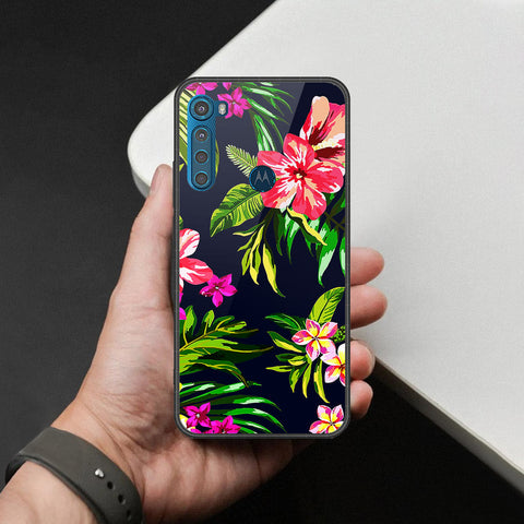 Motorola One Fusion Plus Cover - Foral Series - HQ Premium Shine Durable Shatterproof Case